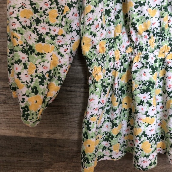 Chaps Floral Balloon Sleeves Cotton Top XL - Picture 4 of 9